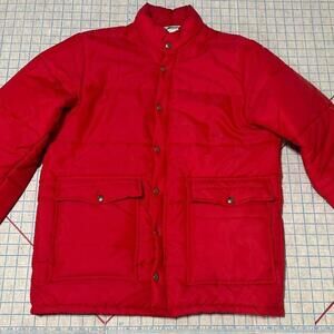 VTG 70’s 80’s Puffer Jacket Fishing Upstream Division